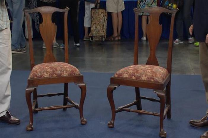 Appraisal: Chippendale Chairs, ca. 1770, in New Orleans Hour 2.