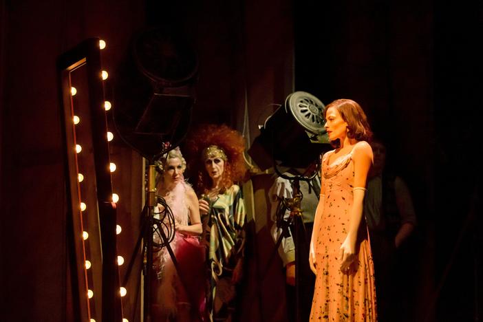 Louise (Lara Pulver) performs “Let Me Entertain You” as Gypsy Rose Lee in Gypsy.