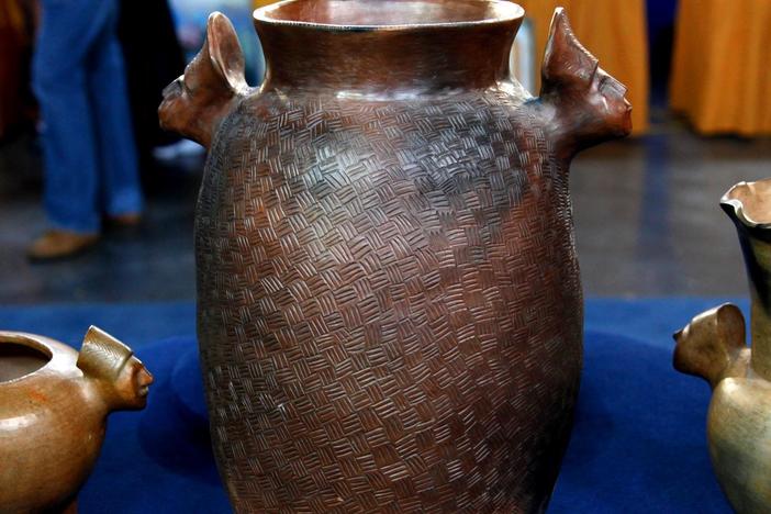 Appraisal: Sara Ayers Catawba Pottery, ca. 1970, from Atlanta Hour 3.