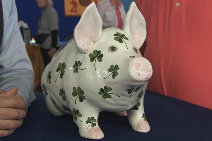 Appraisal: Wemyss Pottery Pig, ca. 1935, from Santa Clara, Hour 1.