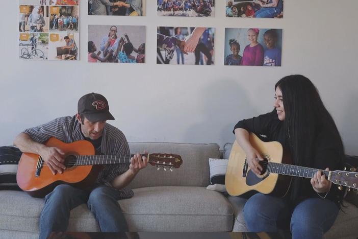 One year after evacuating Afghanistan, teen refugee pursues musical dreams