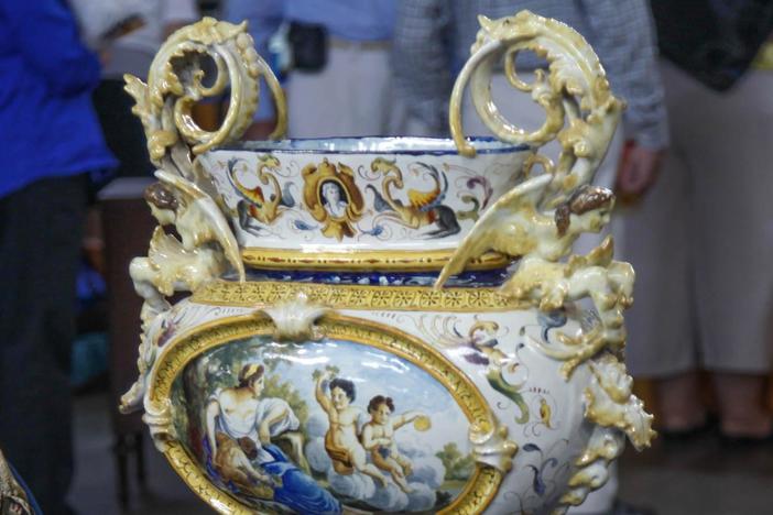 Appraisal: Italian Faience Centerpiece, ca. 1880