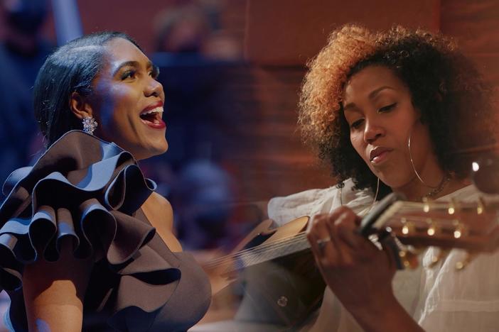 Follow two performers as they break down barriers in opera and country music.