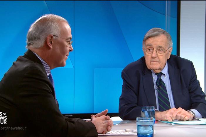 Shields and Brooks on Trump impeachment evidence, Democratic debate