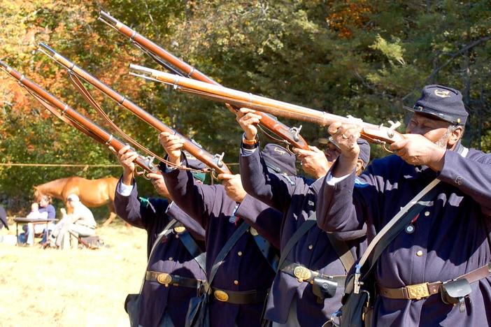 Geoffrey Baer learns more about the experience of being a Civil War reenactor.