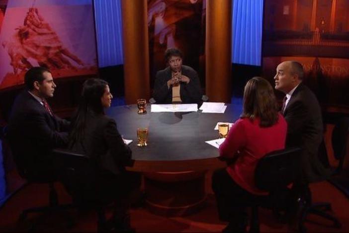 U.S. and Iran relations; Super PAC spending and GOP primary; journalists in war zones.