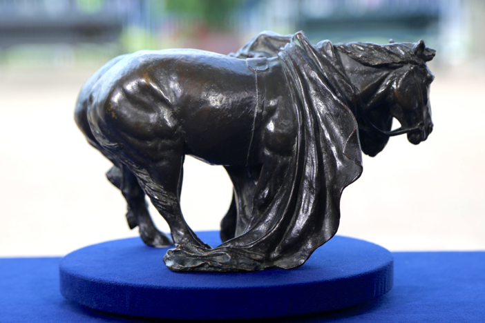 Appraisal: Anna Hyatt Huntington "Winter Noon" Bronze, ca. 1905