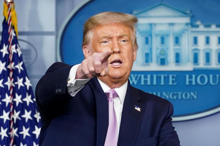 How Trump reacted to selection of Harris as Biden's VP