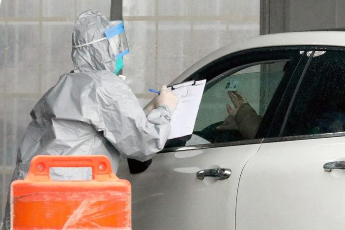New York launches drive-thru testing site for COVID-19