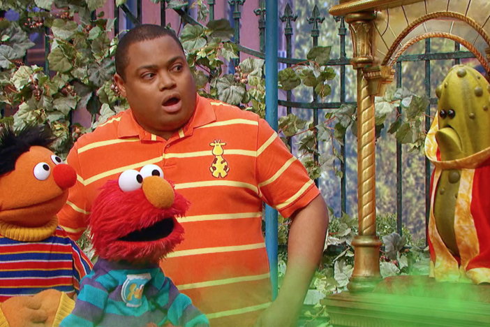 A mysterious Wish Pickle is delivered to Sesame Street.