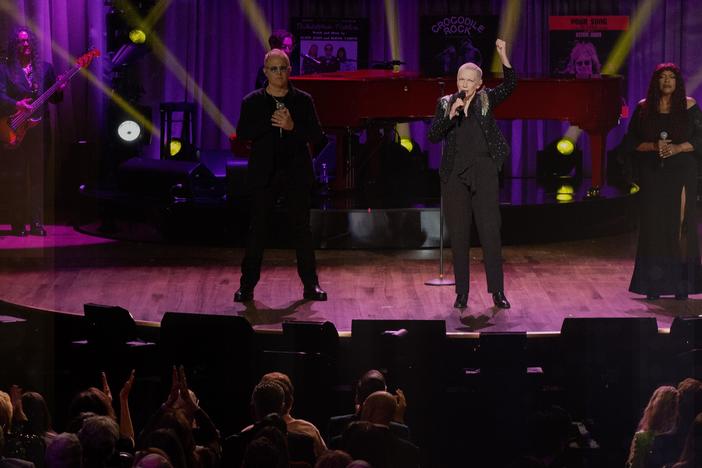 Annie Lennox sings "Border Song" at the 2024 Gershwin Prize for Popular Song concert.