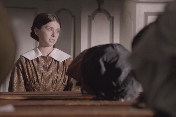 The Grimke sisters, Angelina and Sarah, lectured against slavery throughout the 1830s.