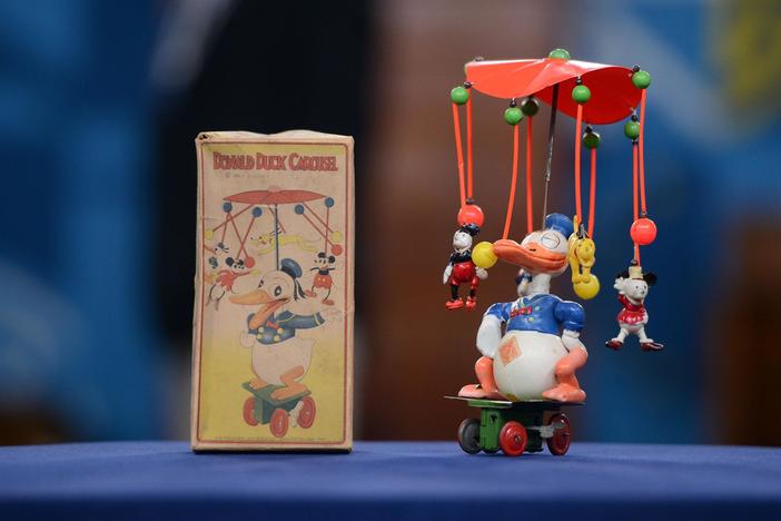 Appraisal: Donald Duck Carousel Toy, ca. 1935, from Indianapolis Hour 2.