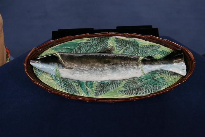 Appraisal: Majolica Fish Tureen, ca. 1870