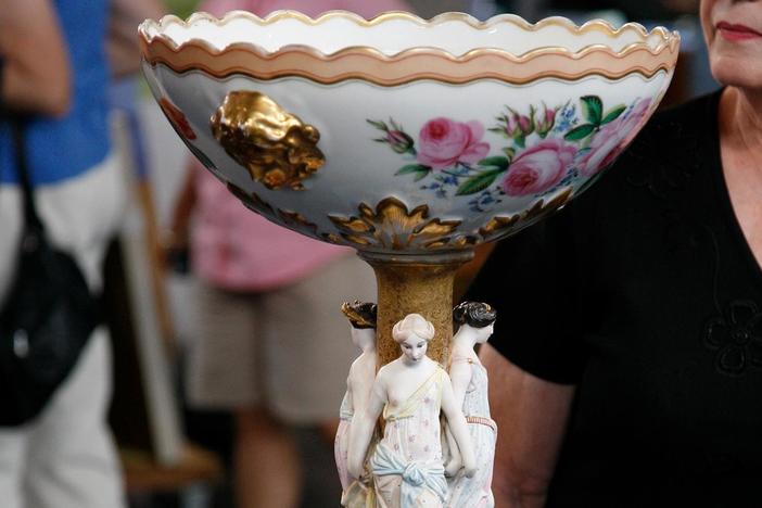 Appraisal: French Porcelain Centerpiece, ca. 1853