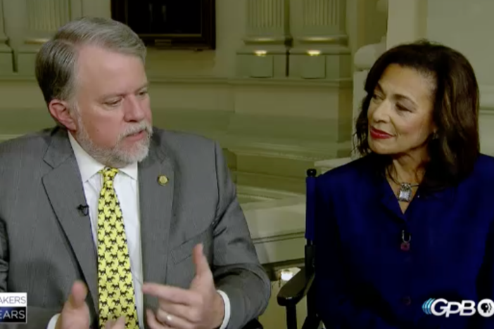 Correspondent Tamara Banks interviews House Appropriations Chair Rep. Terry England.