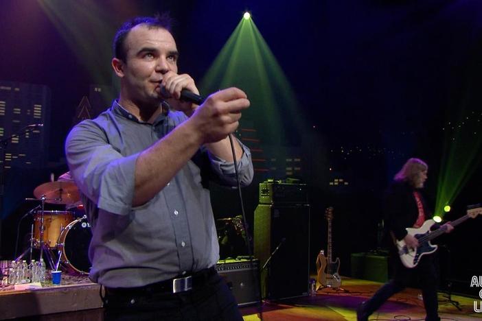 Future Islands perform on Austin City Limits.