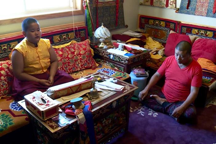 This fourth-grader is recognized as the eighth reincarnation of the first Takshem Lama.
