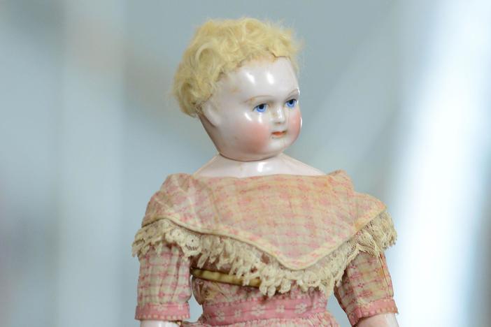 Appraisal: Leontine Rohmer Doll, ca. 1865, from Newport, Part 2.
