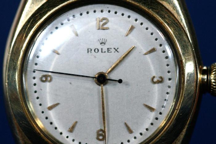 Appraisal: Rolex "Bubbleback" Wristwatch, ca. 1940, from Spokane Hour 3.