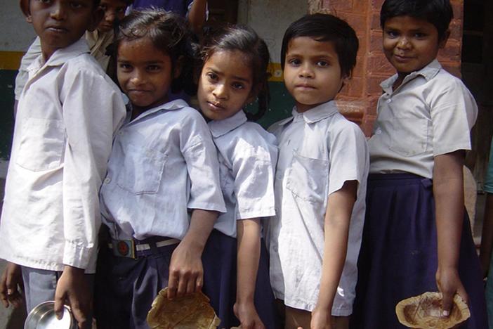 Hare Krishna devotees are responding to child malnutrition.