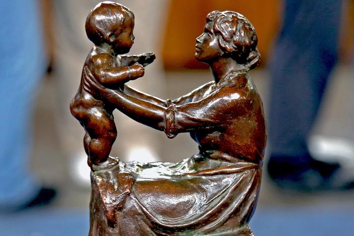 Appraisal: 1919 Abastenia St. Leger Eberle "Mother & Child" Bronze, from Detroit Hour 1.