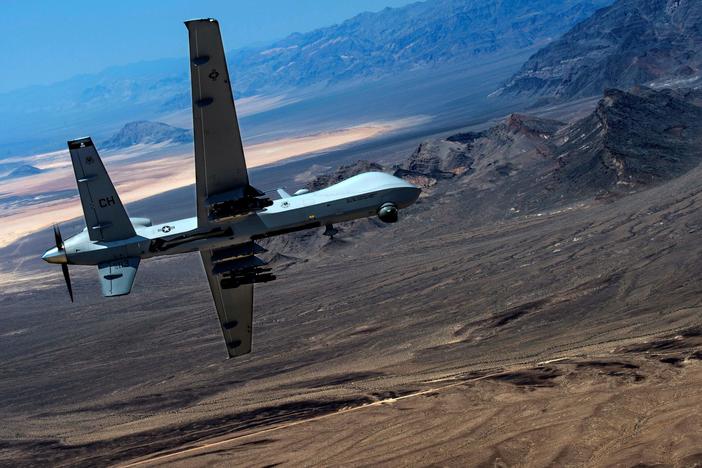 Russian jet forces down U.S. drone conducting surveillance over Black Sea