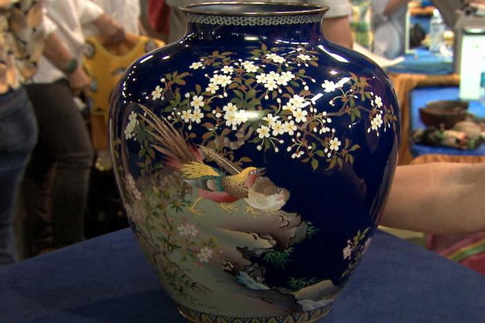 Appraisal: Ando Jubei Vase, ca. 1900, from Albuquerqu, Hour 3.