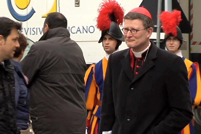 The cardinals are meeting and planning for the conclave behind closed doors.