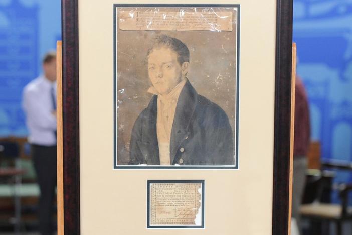 Appraisal: 1821 John James Audubon Portrait, from Birmingham, Hour 3.