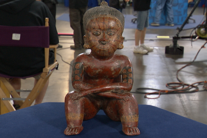Appraisal: Reproduction Seated Chinesco Statue, in Orlando Hour 2.