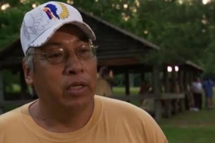 Harry Oosahwee discusses the importance of using the Cherokee language in Trail of Tears.