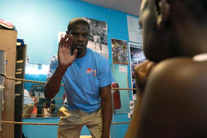 A church in Baltimore runs a boxing gym as part of its ministry and neighborhood outreach.