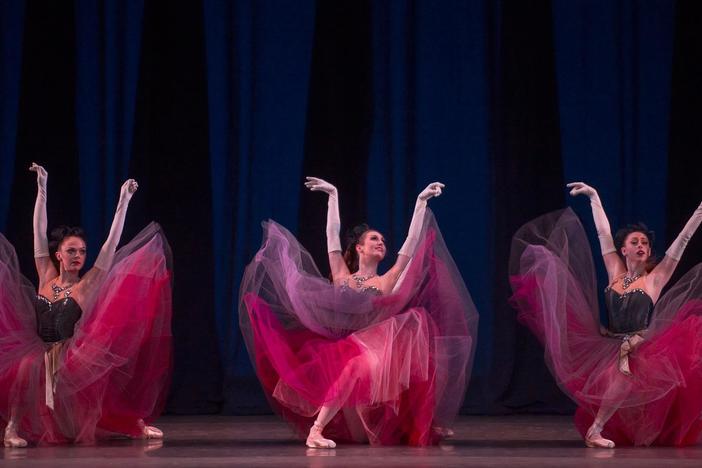 NYC Ballet in Paris, an all-Balanchine performance, culminates with Ravel's La Valse. 