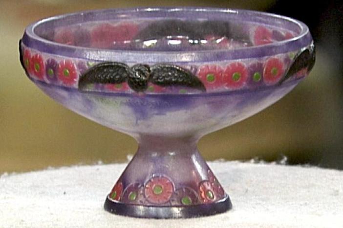 Appraisal: Gabriel Argy-Rousseau French Compote, from Vintage Providence.