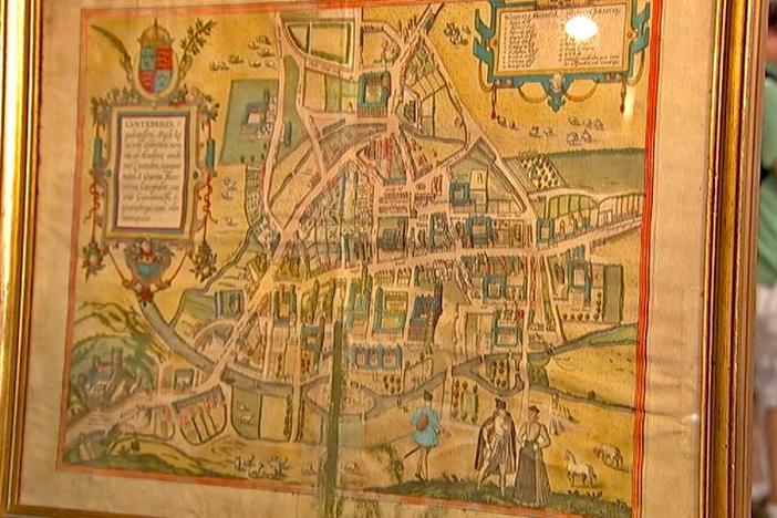 Appraisal: 1575 Map of Cambridge, from Richmond Hour 2.