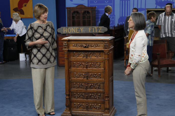 Appraisal: Marble-top Semainier, ca. 1880