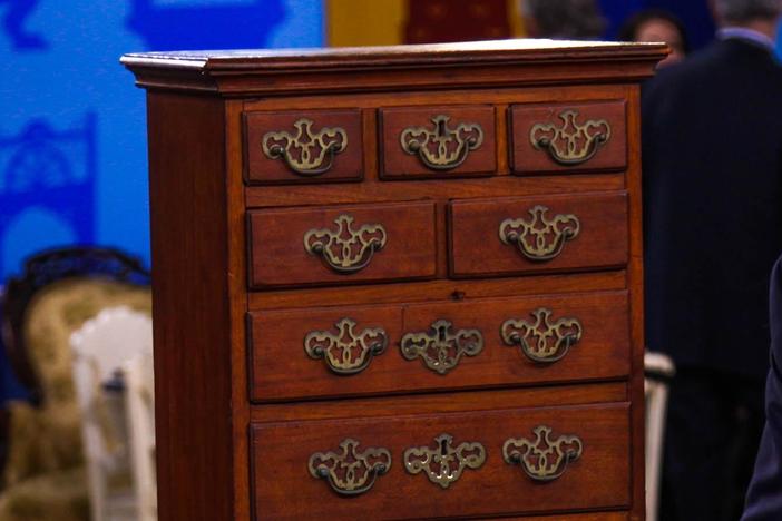Appraisal: Queen Anne Mini Valuables Chest, ca. 1750