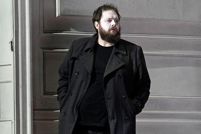 Allan Clayton performs an excerpt from Hamlet's famous soliloquy, "To be, or not to be."