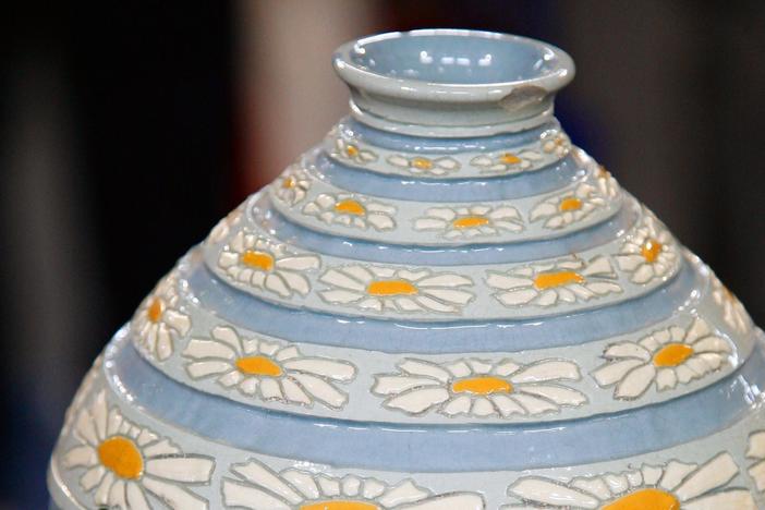 Appraisal: Roseville Della Robbia Vase, ca. 1906, from Baltimore Hour 3.