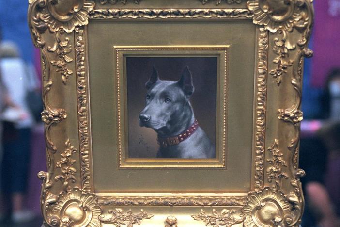 Appraisal: Carl Reichert Dog Portrait, ca. 1900, from Vintage Indanapolis.