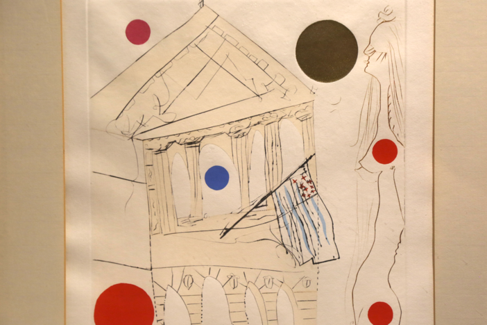 Appraisal: 1972 Salvador Dalí "The Art Institute" Etching