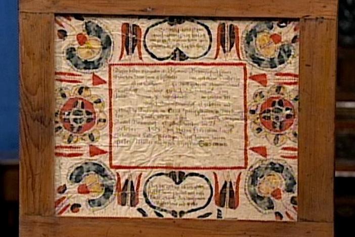 Appraisal: 1808 Baptismal Certificate, from Vintage Los Angeles.