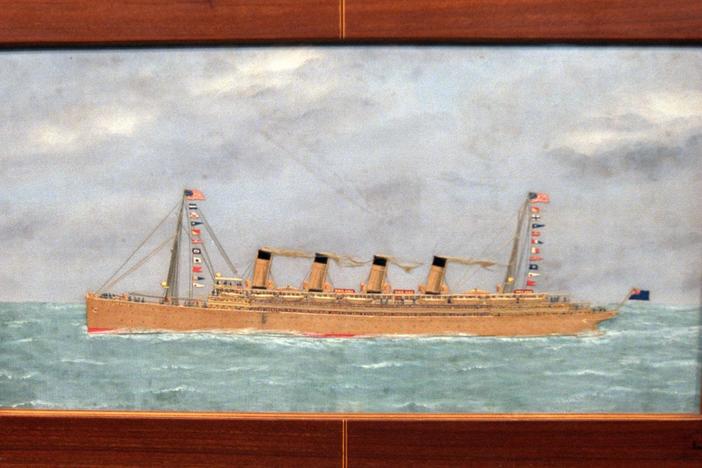 Appraisal: Thomas Willis Silk Work, ca. 1900, from Vintage New York.
