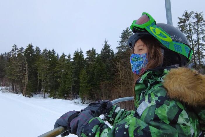 Join Ida for skiing adventures on snowy mountains and trails near her home in Anchorage!