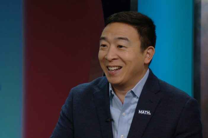 Andrew Yang makes a case for the ‘freedom dividend’
