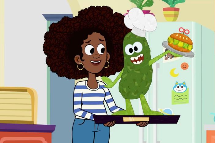 Lyla and her family make a new recipe inspired by the coconut drop cookie recipe.