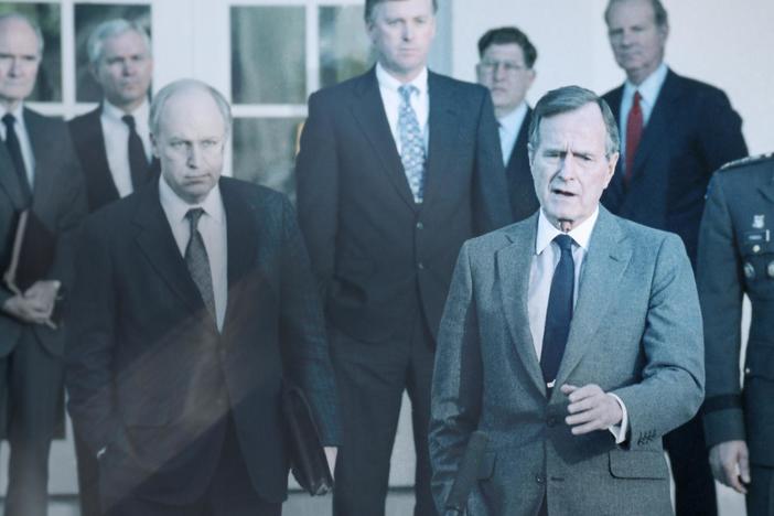 Examine George H.W. Bush's foreign policy team's expertise as they navigated world crises.