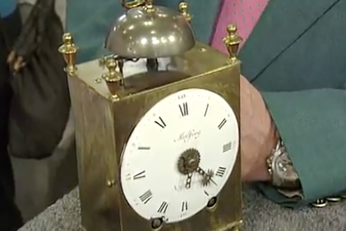 Appraisal: French Alarm Clock, ca. 1800, in Vintage San Francisco.