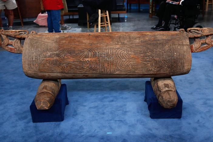 Appraisal: Mid-20th C. Papua New Guinea Slit Drum, from Celebrating Asian-Pacific Heritage